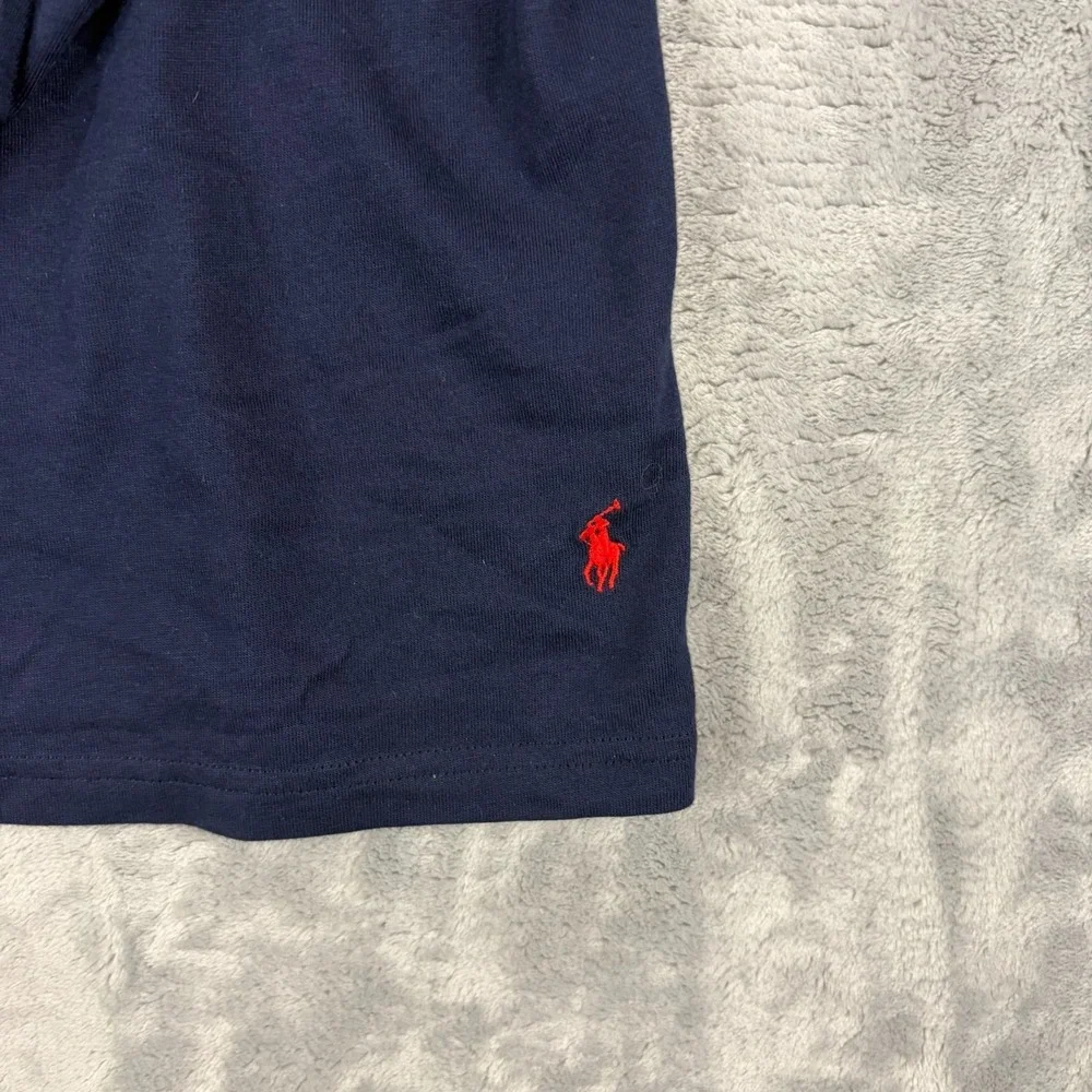 Polo Ralph Lauren Supreme Comfort Hoodie XL Navy Blue Long Sleeve Cotton T-Shirt
